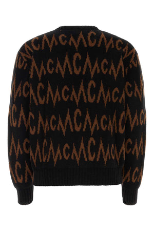 MCM Embroidered Cashmere Blend Sweater