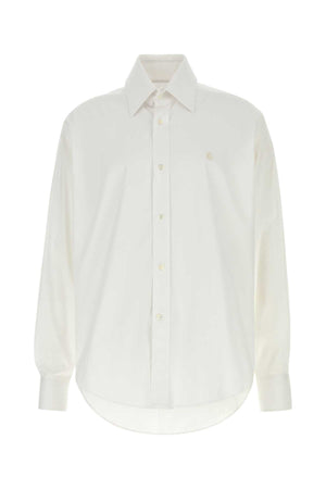 ALEXANDER MCQUEEN Classic White Poplin Shirt