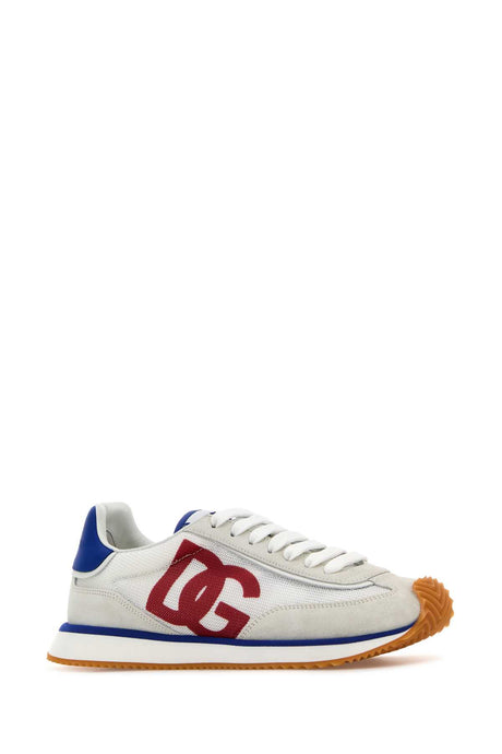 DOLCE & GABBANA Multicolor Suede and Mesh DG Aria Sneakers for Men