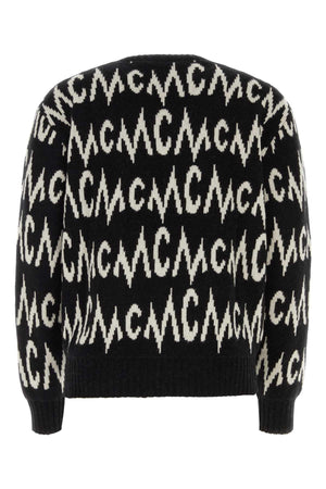 MCM Embroidered Cashmere Blend Sweater