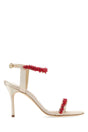 MANOLO BLAHNIK Elegant Satin Cienzan Sandals - 9 cm Heel