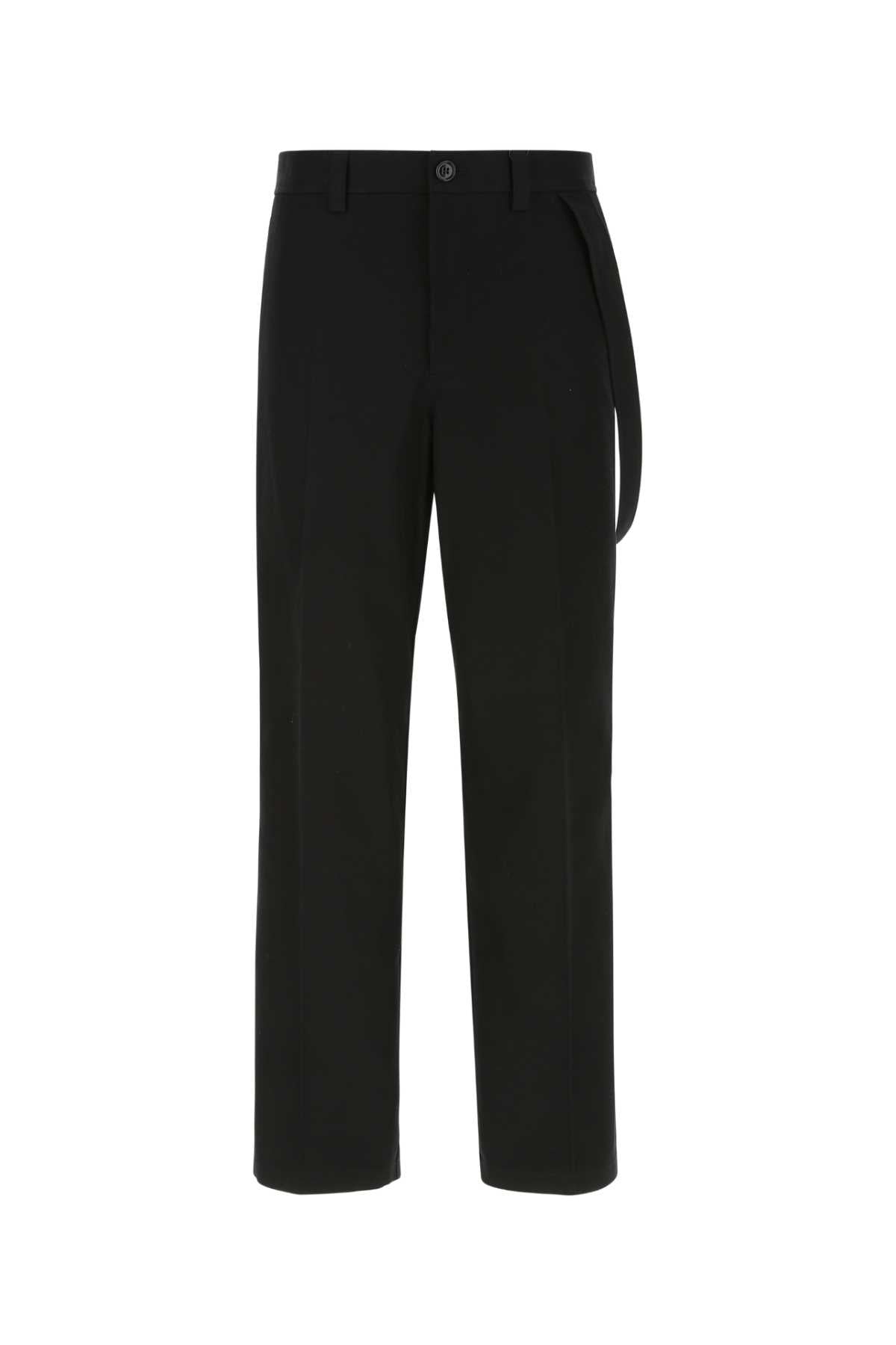 BURBERRY Wide-Leg Cotton Pants for Men