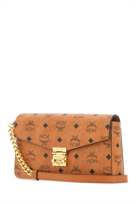 MCM Mini Printed Canvas Shoulder Handbag