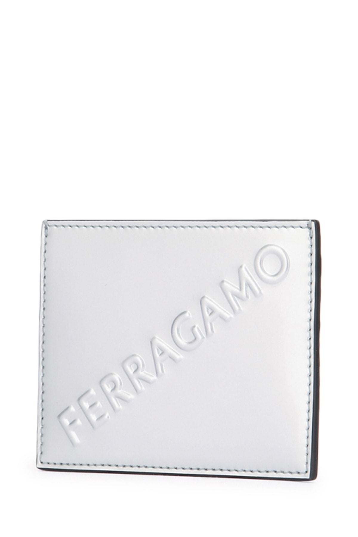 Ferragamo Men's Leather Bi-Fold Wallet - Slim Design