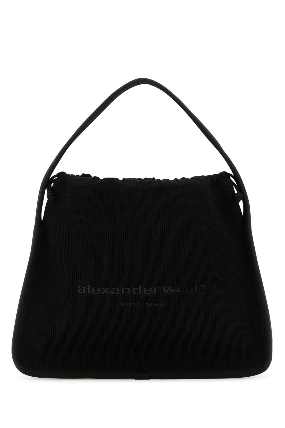 ALEXANDER WANG Large Ryan Handbag - Elegant Black Fabric Tote