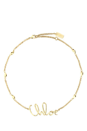 CHLOE Gold Mini Metal Necklace