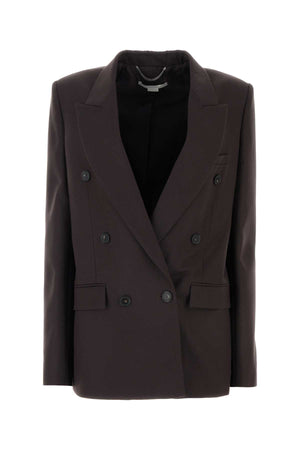 STELLA McCARTNEY Chic Chocolate Flannel Blazer for Women