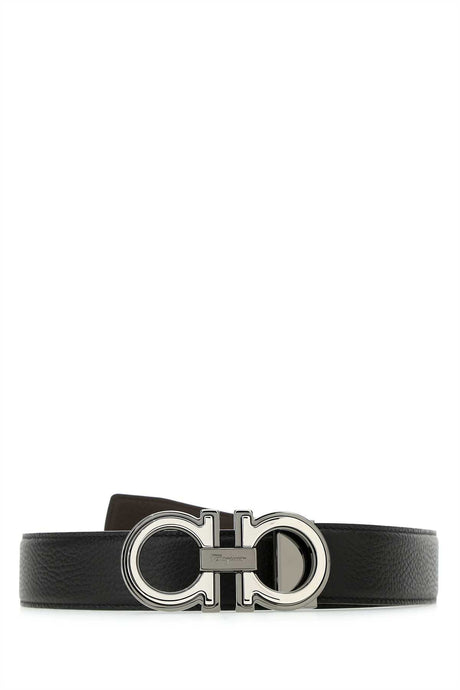 Ferragamo Reversible Leather Belt - 4 cm Height