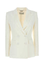 ALBERTA FERRETTI Elegant White Stretch Blazer for Women