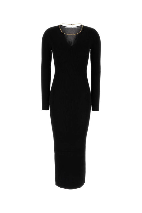 ALEXANDER WANG Chic Black Stretch Dress