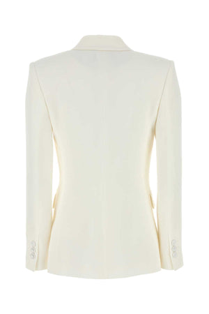 ALBERTA FERRETTI Elegant White Stretch Blazer for Women