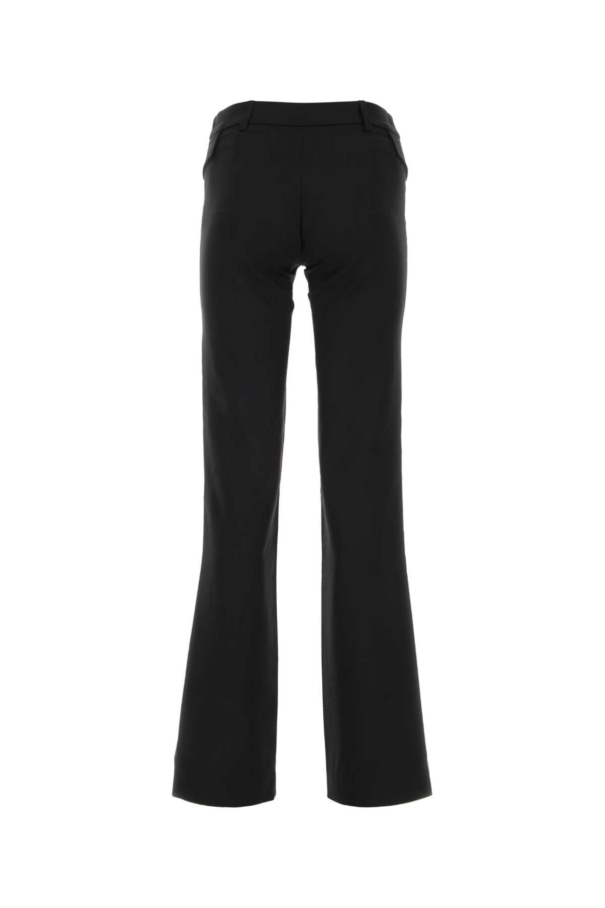 DION LEE Sophisticated Black Twill Pants for Women