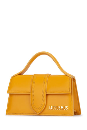 JACQUEMUS Mini Leather Handbag in Dark Orange