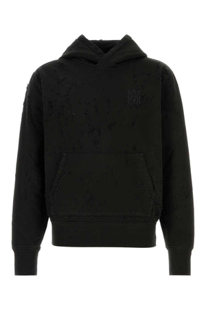 AMIRI Essential Black Cotton Sweatshirt for Men