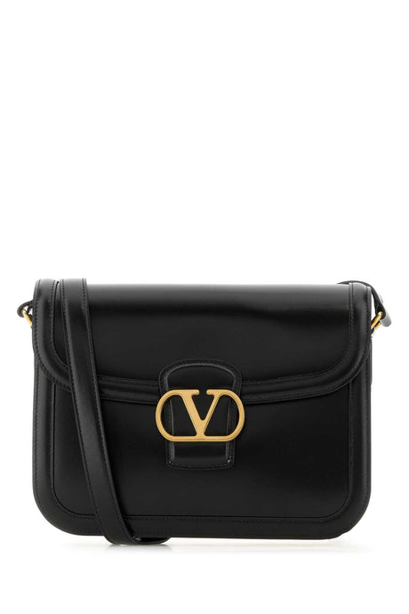 VALENTINO GARAVANI Mini Black Leather 9TO5 Shoulder Handbag