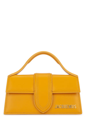 JACQUEMUS Mini Leather Handbag in Dark Orange