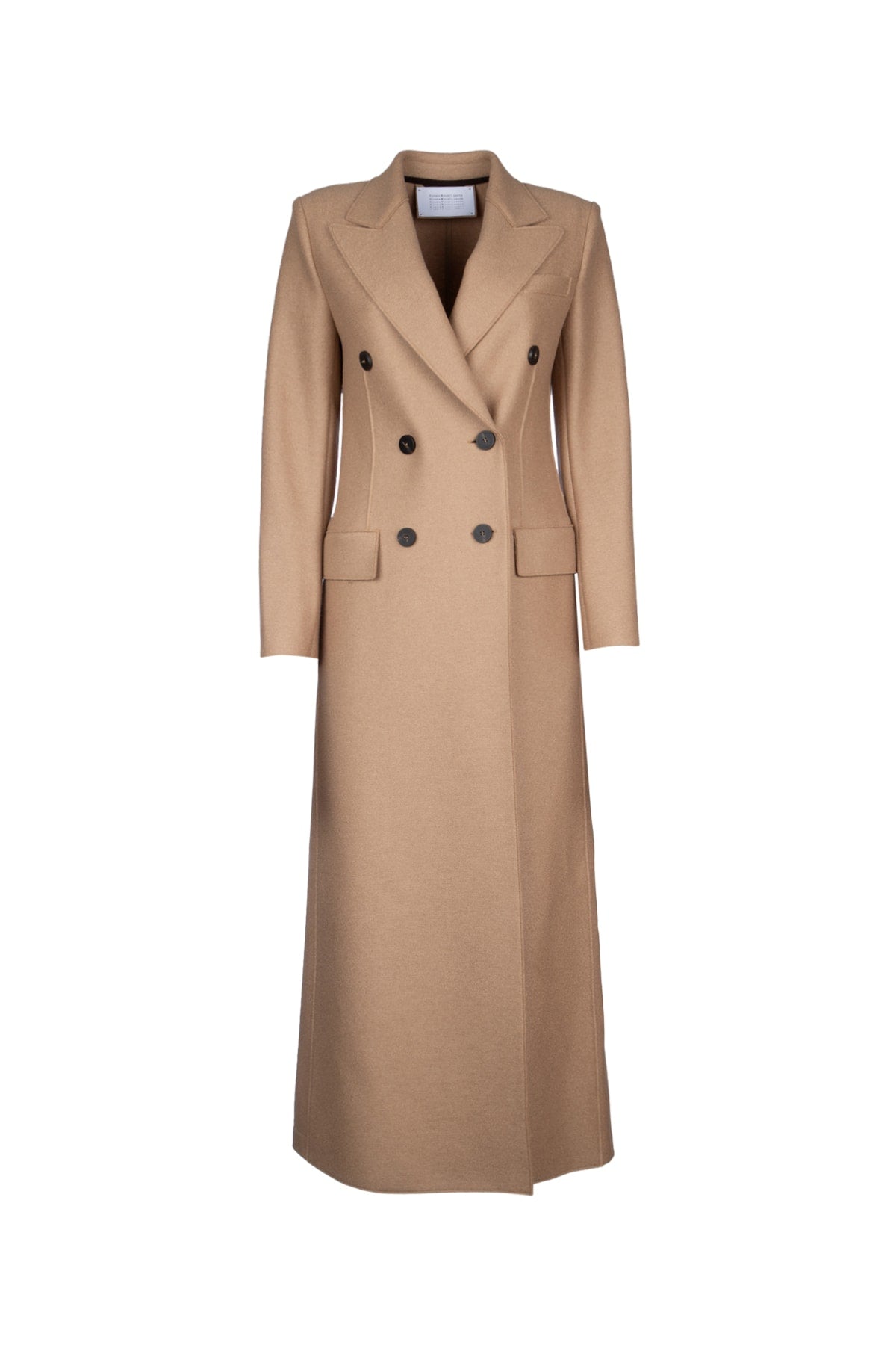 HARRIS WHARF LONDON Women's Long Tan Jacket