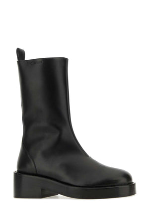 COURREGES Chic Leather Ankle Boots for Modern Women