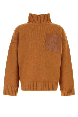 JW ANDERSON Wool Blend Sweater for Men - Elegant ochre knitwear