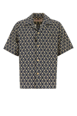 VALENTINO GARAVANI Printed Poplin Shirt for Men