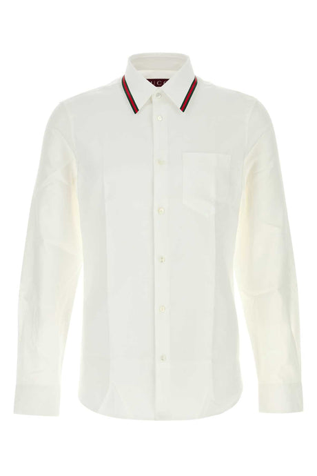 GUCCI Classic White Oxford Shirt for Men