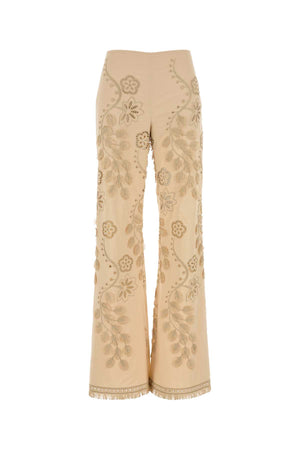 ALBERTA FERRETTI Chic Beige Pant for Women