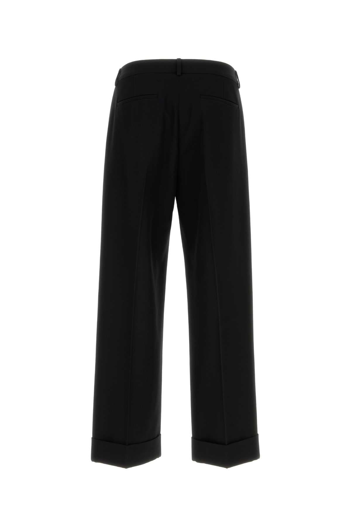 VALENTINO GARAVANI Sophisticated Black Wool Pants for Men