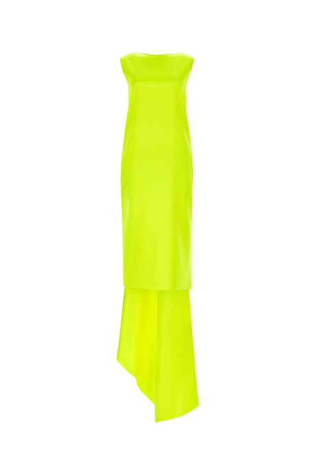 SPORTMAX Vibrant Yellow Midi Dress for Women