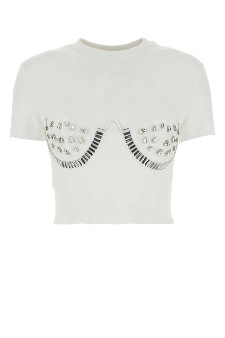 AREA Chic White T-Shirt for Women