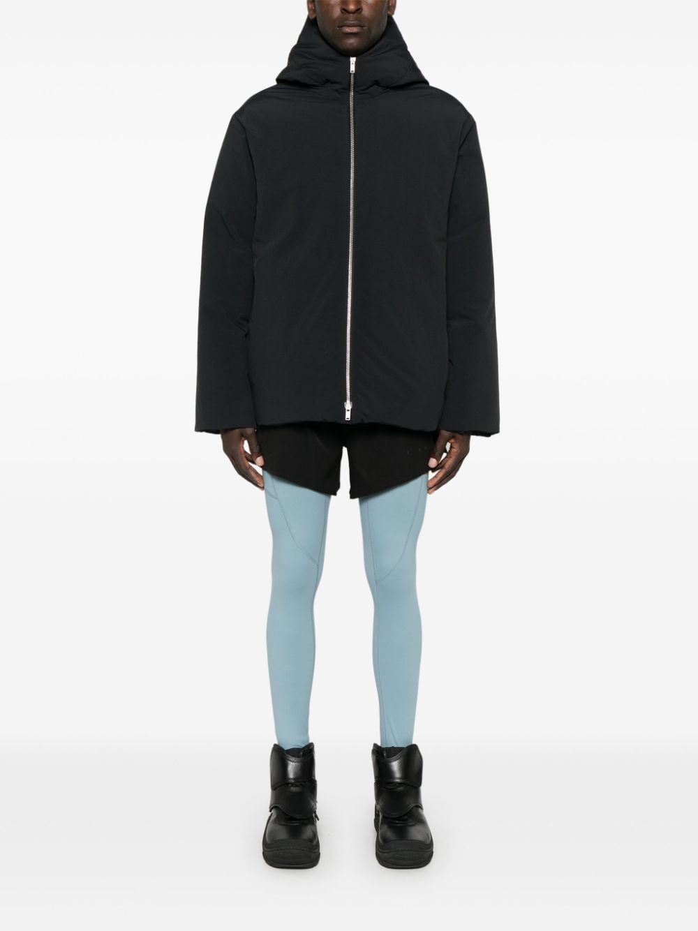 JIL SANDER HOODED DOWN JACKET