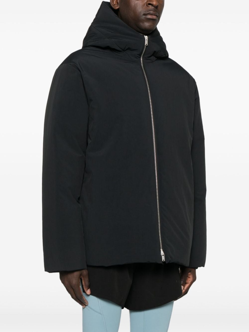 JIL SANDER HOODED DOWN JACKET