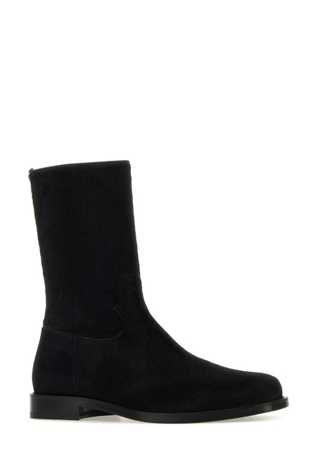 DRIES VAN NOTEN Chic Calfhair Ankle Boots for Men