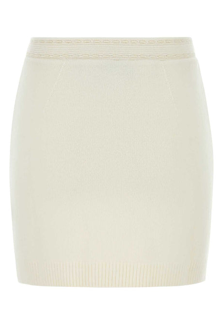 FENDI Chic Cashmere Blend Mini Skirt for Women