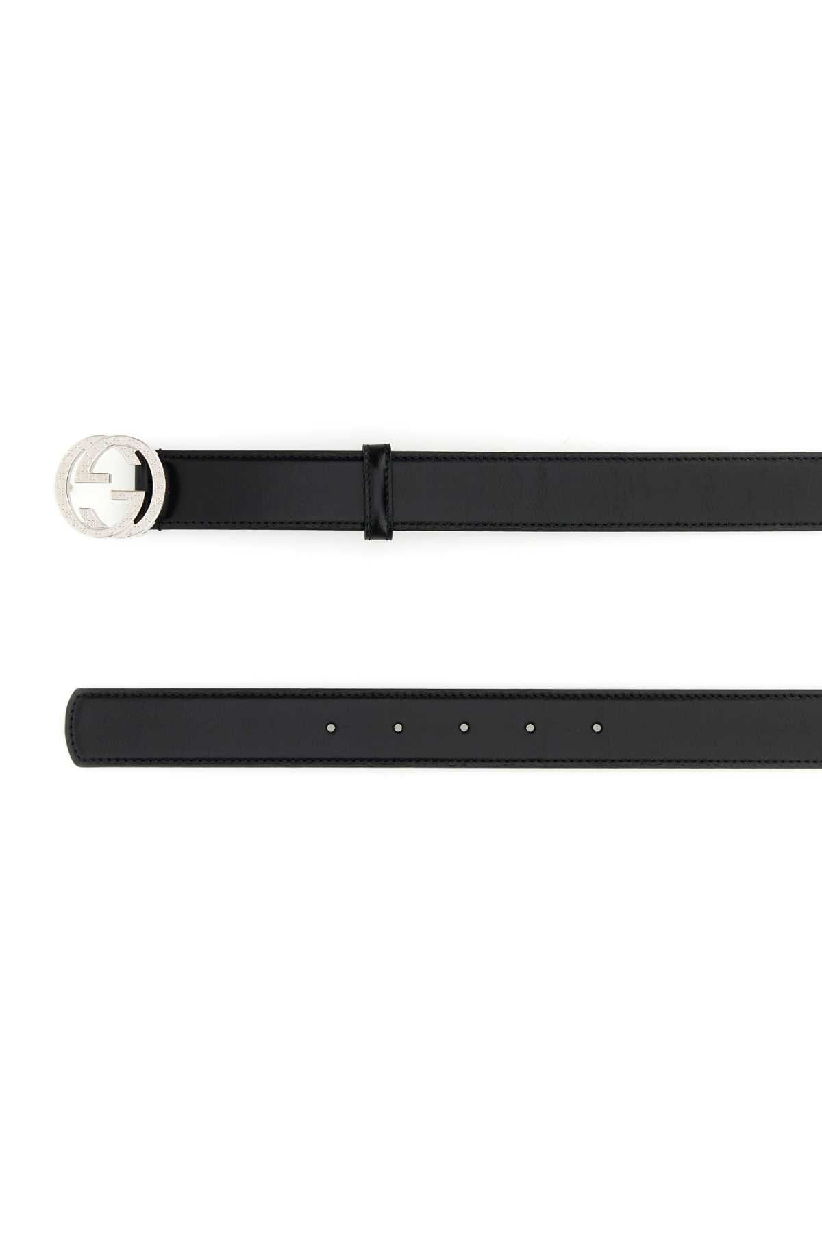 GUCCI Classic Leather Belt - 3 cm Height