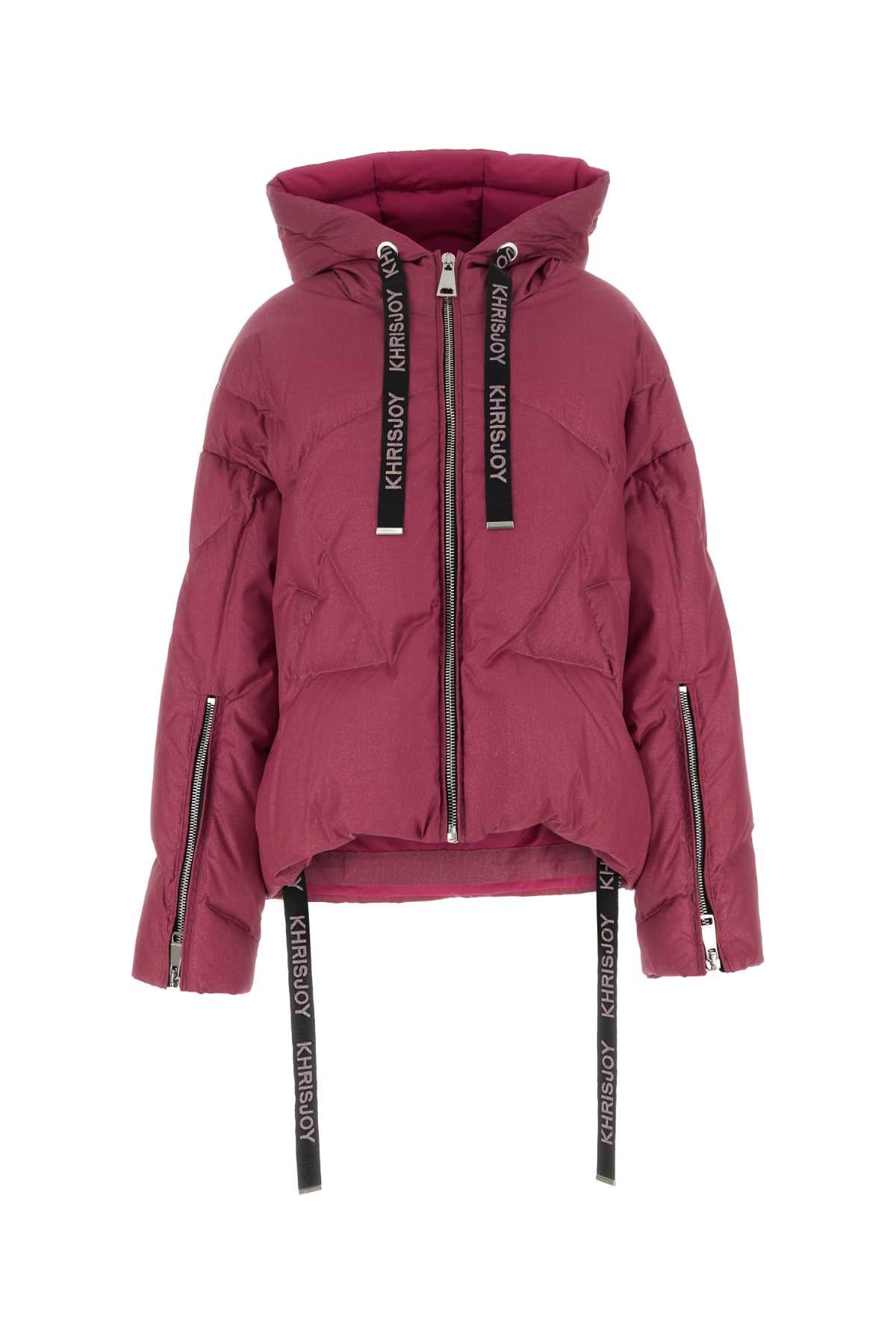 KHRISJOY Iconic Down Jacket in Tyrian Purple