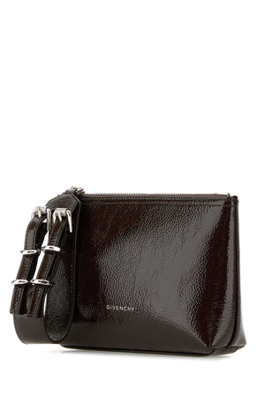 GIVENCHY Mini Leather Voyou Pouch Handbag