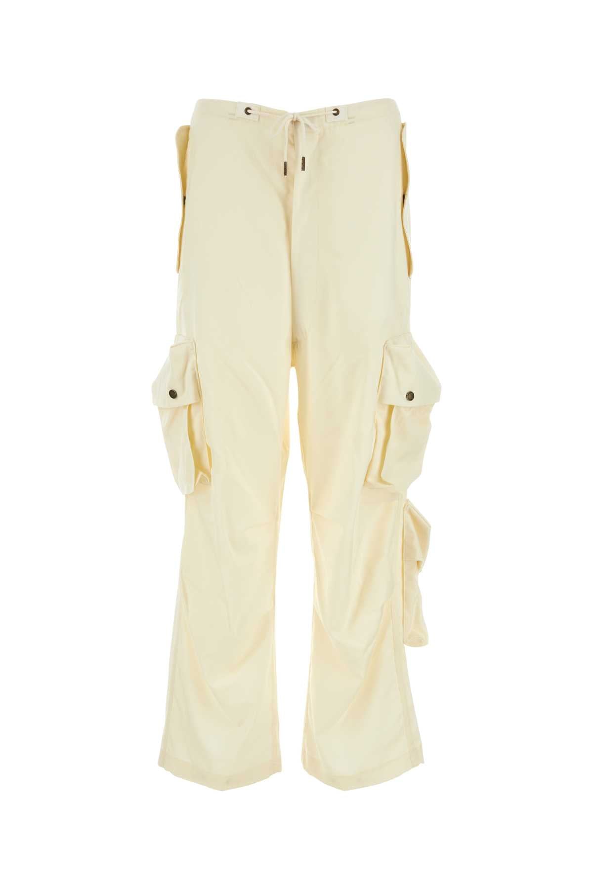 DARKPARK Cream Wool Cargo Pant for Women