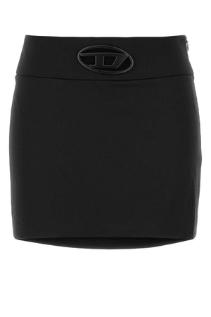 DIESEL Chic Black Stretch Mini Skirt