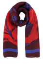 ALEXANDER MCQUEEN Printed Silk Foulard - 120 cm x 104 cm