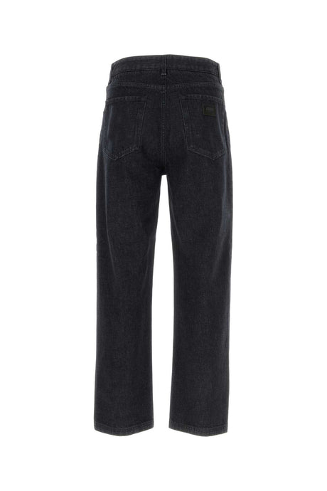 FENDI Stylish Black Denim Jeans for Men