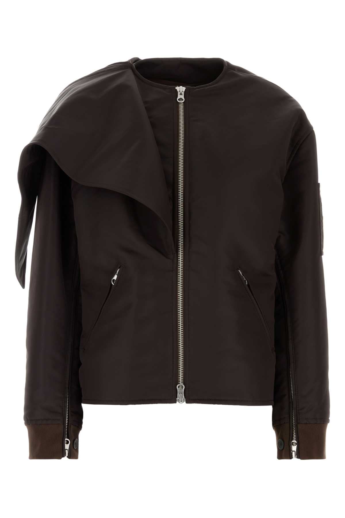 COURREGES Chocolate Padded Jacket for Women