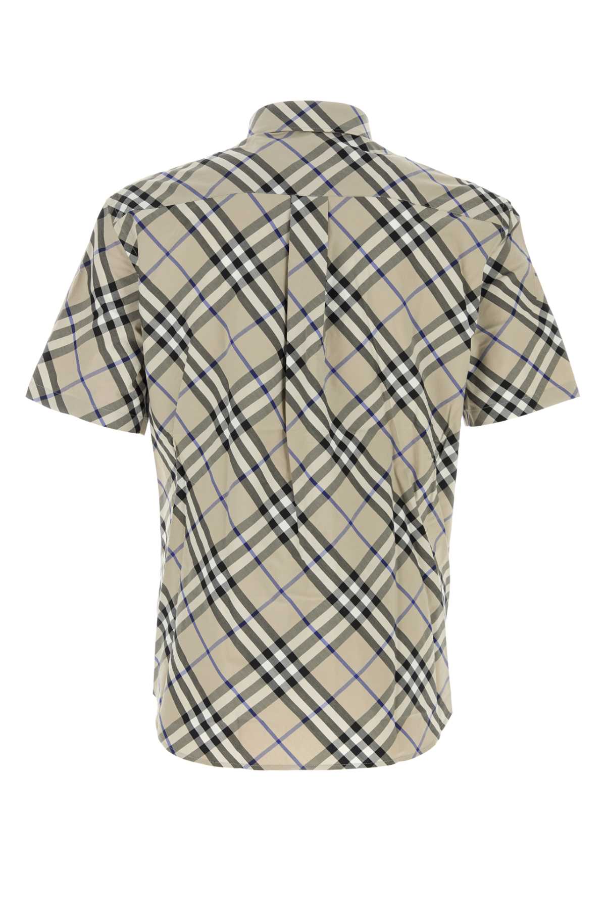 BURBERRY Checked Poplin Shirt for Men