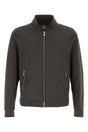 MOORER Charcoal Nylon Blend Vangi-Kn Jacket