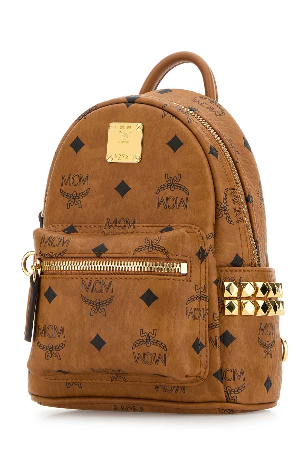 MCM Chic Printed Canvas Mini Backpack - 17 cm x 21 cm x 9 cm