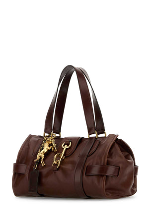 CHLOE Chic Brown Leather Kerala 25 Shopping Handbag - 37 x 20 x 21 cm