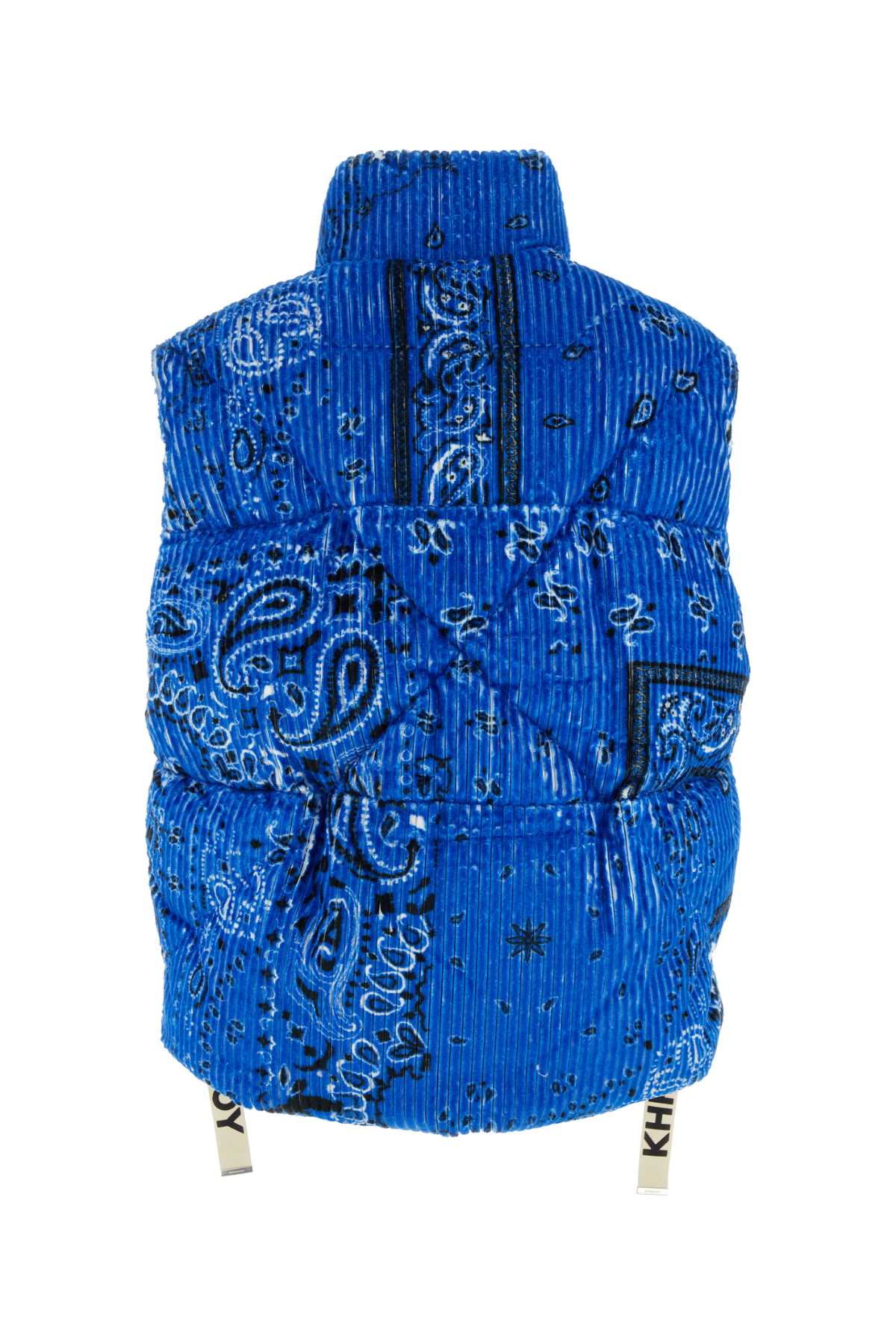 KHRISJOY Printed Oversize Sleeveless Down Jacket