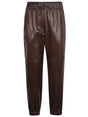 BRUNELLO CUCINELLI LEATHER TROUSERS