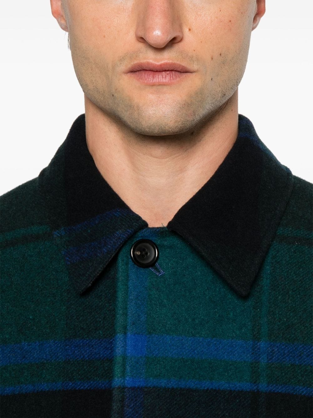 PAUL SMITH Checkered Design WOOL Jacket