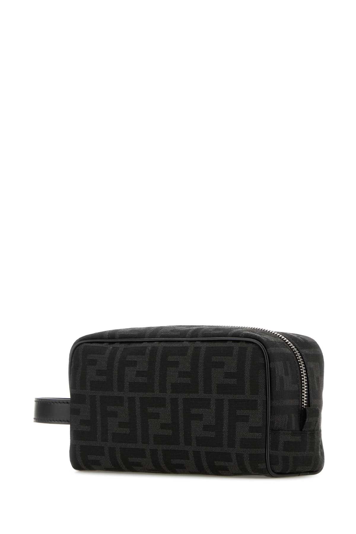 FENDI Embroidered Jacquard Beauty Case - 19 cm x 10 cm x 8 cm