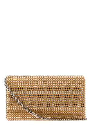 AMINA MUADDI Embellished Satin Mini Paloma Clutch